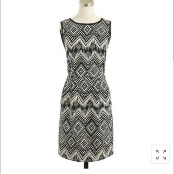 J Crew Chevron Tribal Dress - Picture 2 of 7